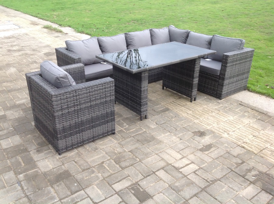 Click to view product details and reviews for Fimous Lounge Rattan Corner Sofa Set Outdoor Garden Furniture Rectangular Dining Table Chair. Click to view product details and reviews for Fimous Lounge Rattan Corner Sofa Set Outdoor Garden Furniture Rectangular Dining Table Chair.