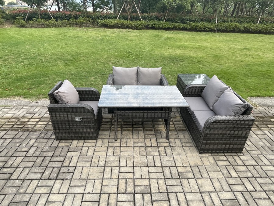Click to view product details and reviews for Fimous Lounge Rattan Sofa Set Outdoor Garden Furniture Oblong Rectangular Dining Table With Chairs Side Table Dark Grey Mixed. Click to view product details and reviews for Fimous Lounge Rattan Sofa Set Outdoor Garden Furniture Oblong Rectangular Dining Table With Chairs Side Table Dark Grey Mixed.