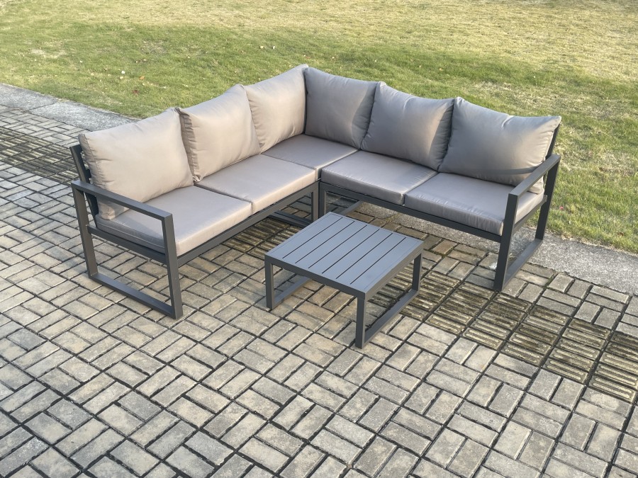 Click to view product details and reviews for Fimous Outdoor Garden Furniture Set Aluminium Lounge Sofa Square Coffee Table Sets Indoor Conservatory Set Dark Grey. Click to view product details and reviews for Fimous Outdoor Garden Furniture Set Aluminium Lounge Sofa Square Coffee Table Sets Indoor Conservatory Set Dark Grey.