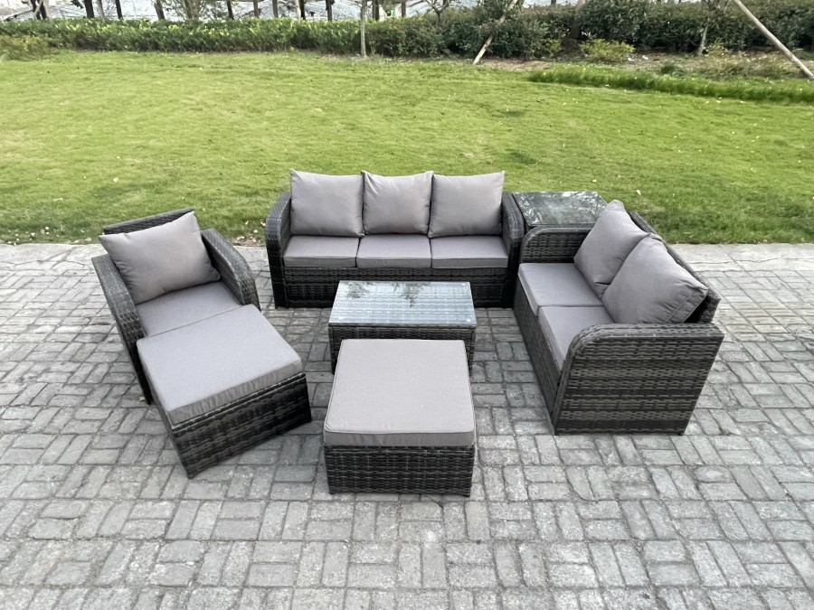 Click to view product details and reviews for Fimous Outdoor Garden Furniture Sets 7 Pieces Wicker Rattan Furniture Sofa Sets With Rectangular Coffee Table Loveseat Sofa 2 Big Footstool Side Table. Click to view product details and reviews for Fimous Outdoor Garden Furniture Sets 7 Pieces Wicker Rattan Furniture Sofa Sets With Rectangular Coffee Table Loveseat Sofa 2 Big Footstool Side Table.