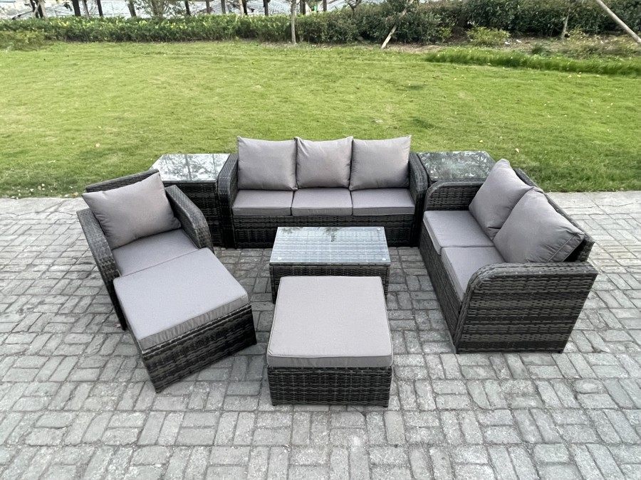 Click to view product details and reviews for Fimous Outdoor Garden Furniture Sets 8 Pieces Wicker Rattan Furniture Sofa Sets With Rectangular Coffee Table Loveseat Sofa 2 Big Footstool 2 Side Tab. Click to view product details and reviews for Fimous Outdoor Garden Furniture Sets 8 Pieces Wicker Rattan Furniture Sofa Sets With Rectangular Coffee Table Loveseat Sofa 2 Big Footstool 2 Side Tab.