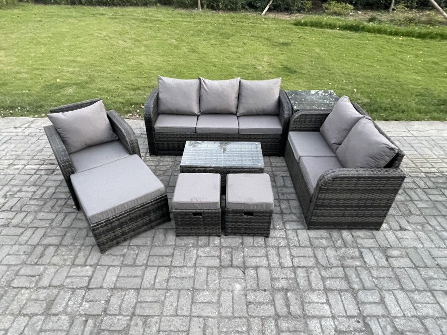Click to view product details and reviews for Fimous Outdoor Garden Furniture Sets 8 Pieces Wicker Rattan Furniture Sofa Sets With Rectangular Coffee Table Loveseat Sofa 3 Footstools Side Table. Click to view product details and reviews for Fimous Outdoor Garden Furniture Sets 8 Pieces Wicker Rattan Furniture Sofa Sets With Rectangular Coffee Table Loveseat Sofa 3 Footstools Side Table.