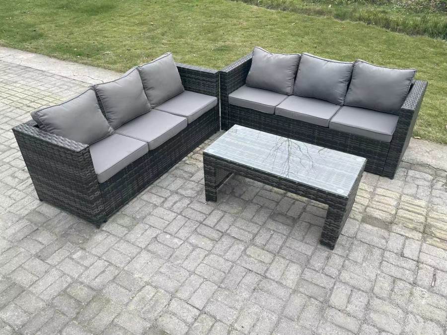 Click to view product details and reviews for Fimous Outdoor Rattan Garden Furniture Lounge Sofa Set With Oblong Rectagular Coffee Table. Click to view product details and reviews for Fimous Outdoor Rattan Garden Furniture Lounge Sofa Set With Oblong Rectagular Coffee Table.