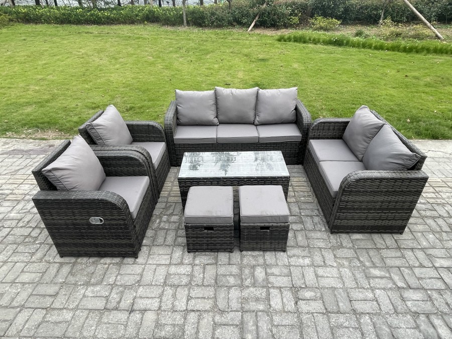 Click to view product details and reviews for Fimous Patio Garden Furniture Sets Wicker 9 Seater Outdoor Rattan Furniture Sofa Sets With Rectangular Coffee Table Reclining Chair Love Seat Sofa 2 S. Click to view product details and reviews for Fimous Patio Garden Furniture Sets Wicker 9 Seater Outdoor Rattan Furniture Sofa Sets With Rectangular Coffee Table Reclining Chair Love Seat Sofa 2 S.