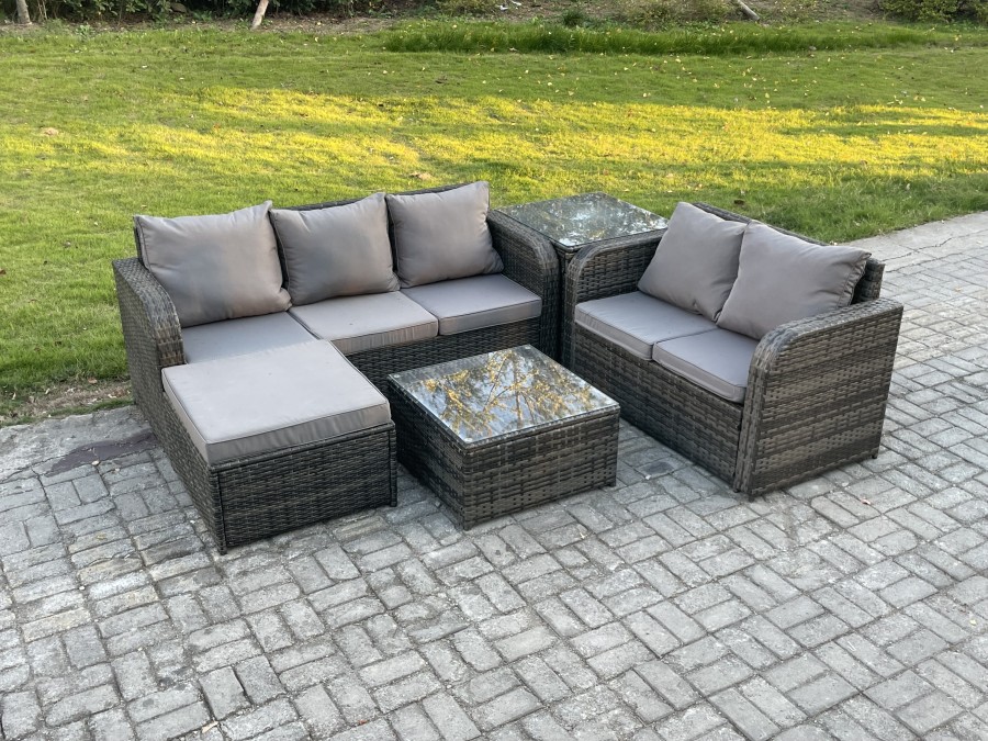Click to view product details and reviews for Fimous Pe Rattan Garden Furniture Sets 6 Seater Outdoor Lounge Sofa Set Square Coffee Table Big Footstool Side Table. Click to view product details and reviews for Fimous Pe Rattan Garden Furniture Sets 6 Seater Outdoor Lounge Sofa Set Square Coffee Table Big Footstool Side Table.