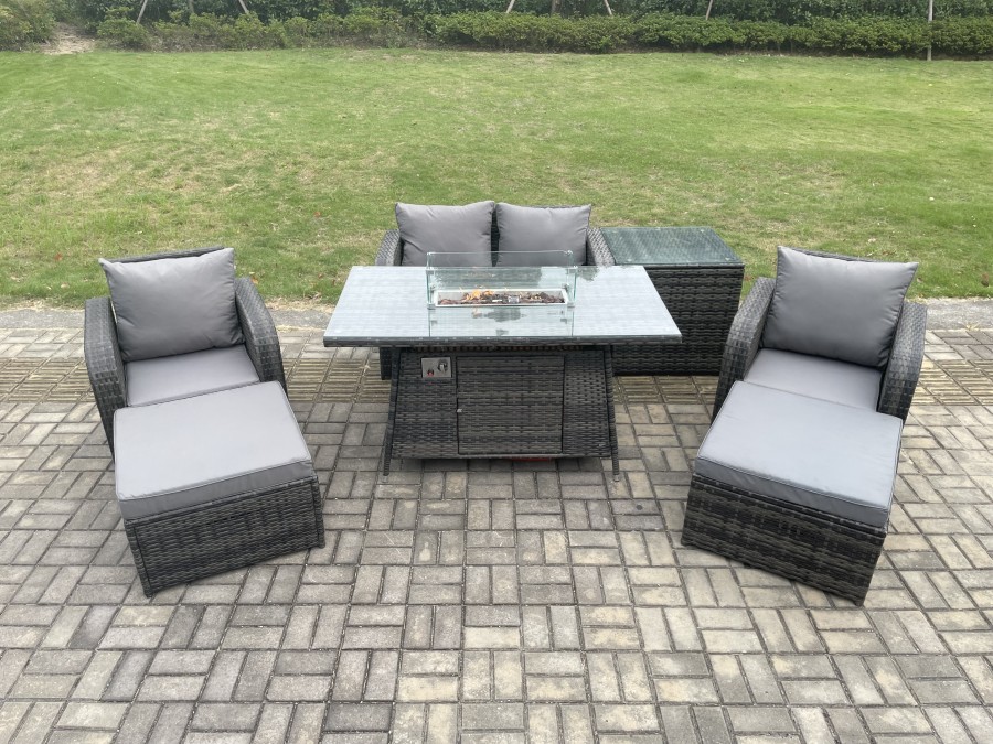 Click to view product details and reviews for Fimous Rattan Garden Furniture Set Outdoor Patio Gas Fire Pit Dining Table And Chairs With Love Seat Sofa 2 Footstools Side Table. Click to view product details and reviews for Fimous Rattan Garden Furniture Set Outdoor Patio Gas Fire Pit Dining Table And Chairs With Love Seat Sofa 2 Footstools Side Table.