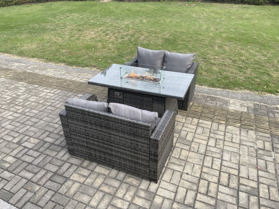 Click to view product details and reviews for Fimous Rattan Garden Furniture Set With Gas Fire Pit Dining Table Indoor Outdoor 3 Piece Set. Click to view product details and reviews for Fimous Rattan Garden Furniture Set With Gas Fire Pit Dining Table Indoor Outdoor 3 Piece Set.