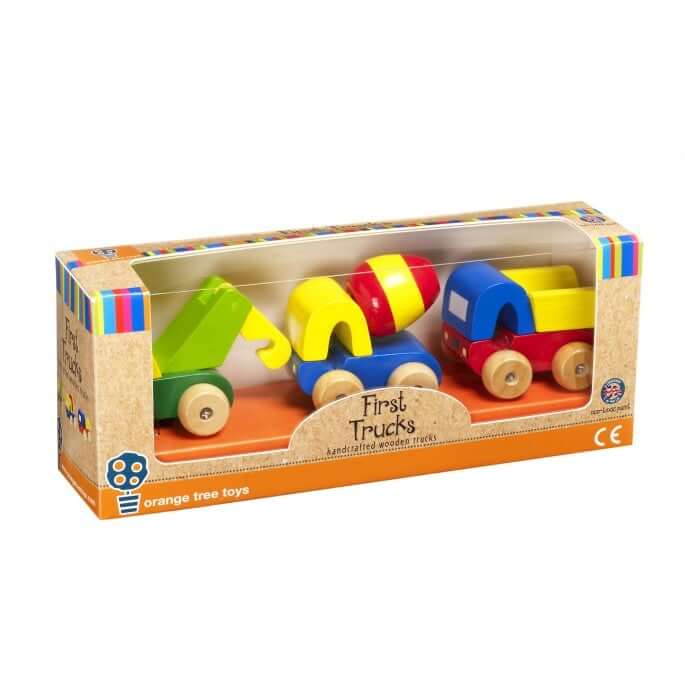 First Wooden Trucks - Set of Three