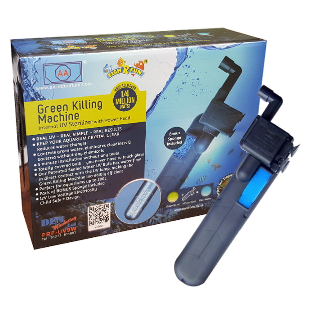 Fish R Fun Internal Aquarium UV Steriliser 9w 200L/h