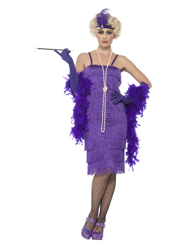 Click to view product details and reviews for Flapper Costume Purple Large.
