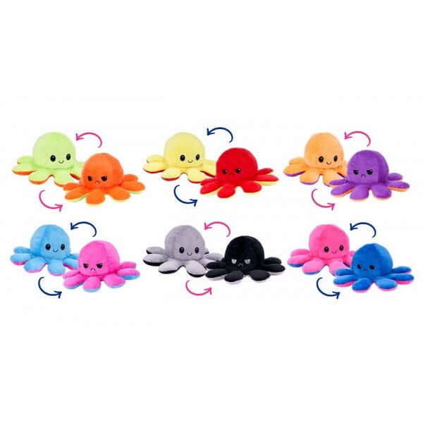 Flip-em 2 in 1 12" Octopus soft toy