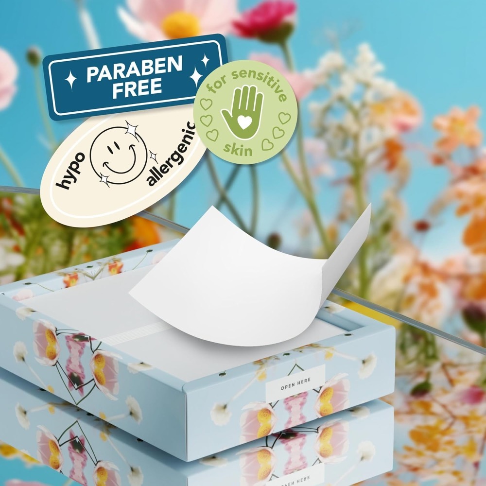 LAUNDREAM Floral Meadow Laundry Detergent Sheets x 60 Loads - Eco-Friendly Swaps Washing Capsules, Washing Liquid, Powder with Plastic-Free, Vegan, Plant-Based Ultra Concentrated Strips