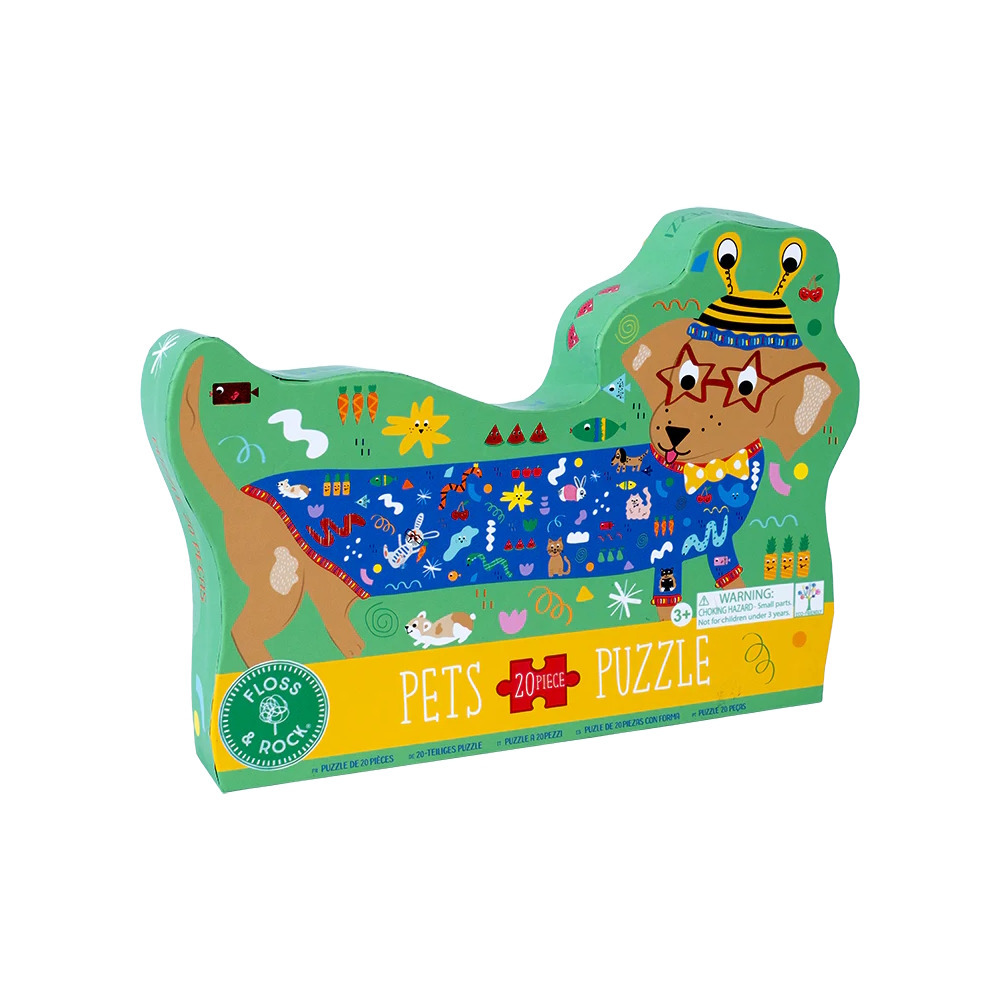 Floss & Rock Jigsaw Puzzle 20pc Kids Children Game Toy Play Fun Dog Animal Pets