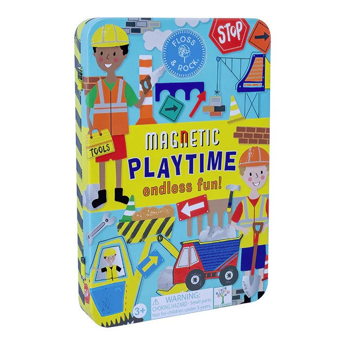 Floss & Rock Magnetic Playtime Games Play Kids Eco Craft Fun Scene Build Truck Boys Girls Construction