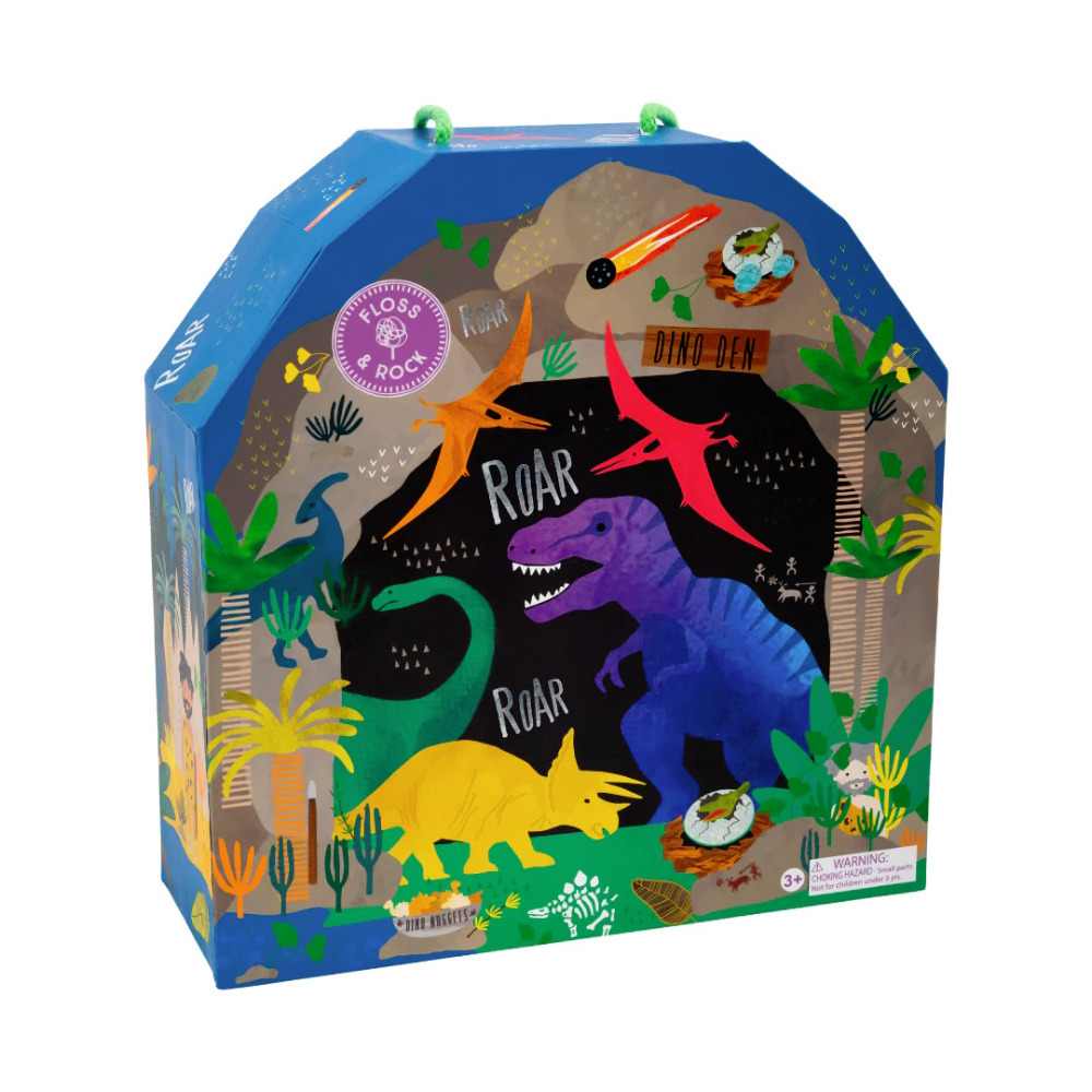 Floss & Rock Playbox Games Play Box Kids Craft Fun Scenes Travel Dino Dinosaur