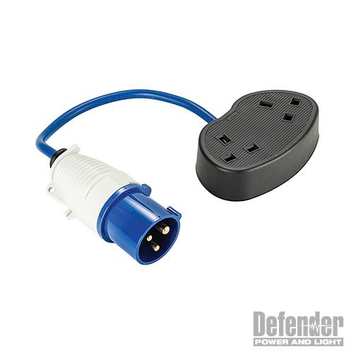 Fly Lead Converter 16A - 2 x 13A 230V E85302