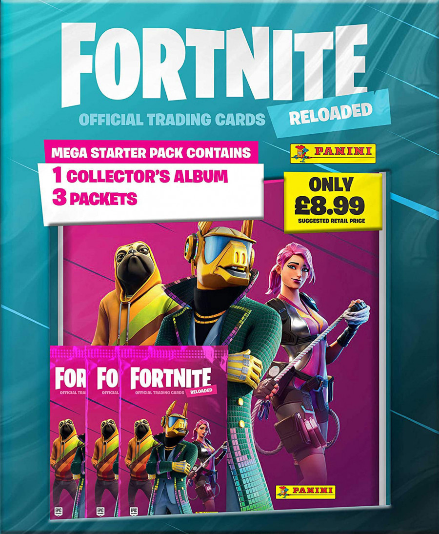 Fortnite- Reload Trading Card Starter Collection Pack
