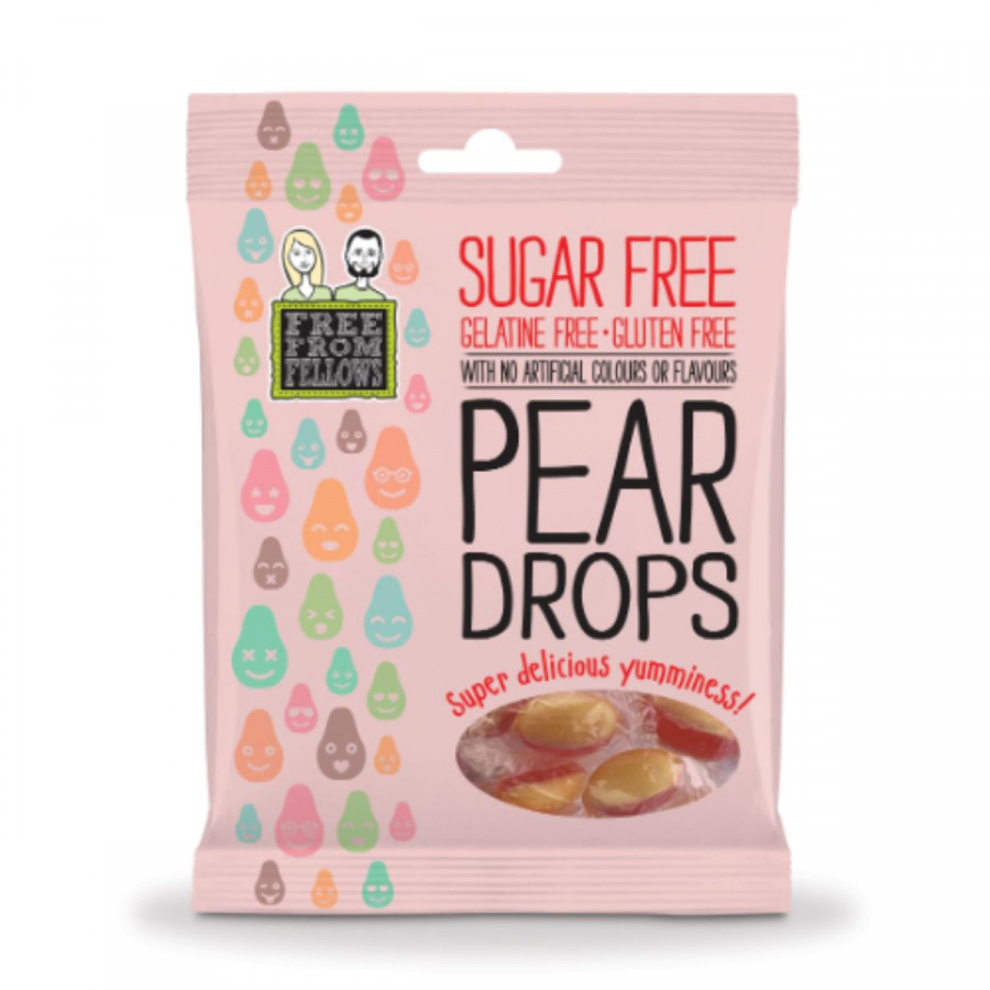 Click to view product details and reviews for Free From Fellows Pear Drops Hard Boiled Sweets 70g 93277.