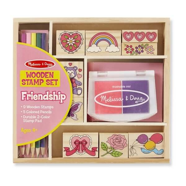 Friendship Stamps - wooden stamping set