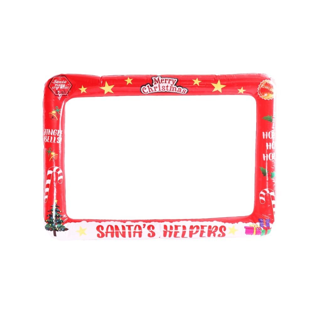 Red Inflatable Christmas Photo Frame | 80 x 60cm