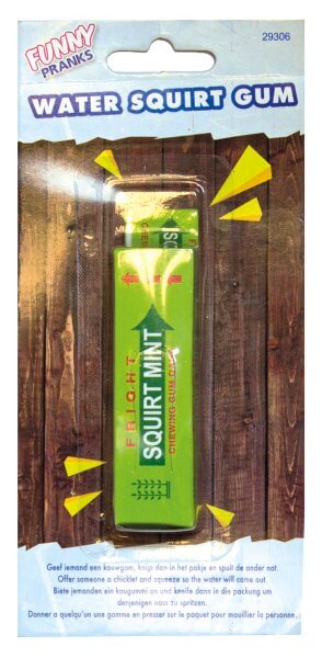 Funny Joke Water Squirter Gum