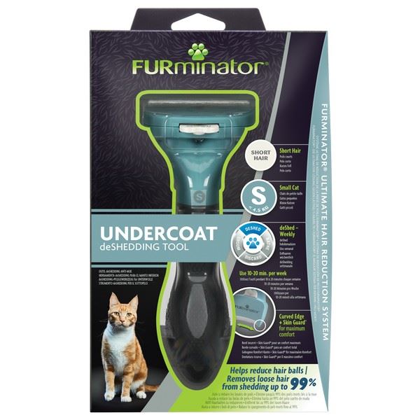 FURminator Undercoat deShedding Tool for Small Short Hair Cat - 261455
