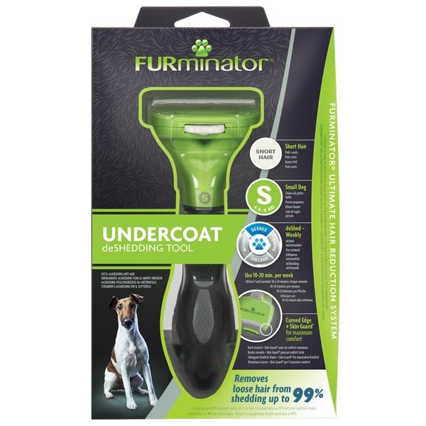 FURminator Undercoat deShedding Tool for Small Short Hair Dog - 261449