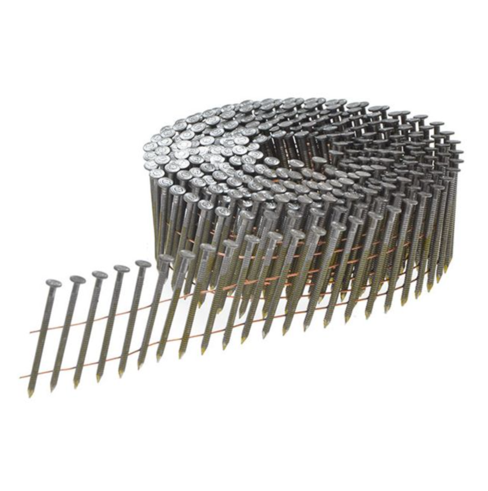 Galvanised Ring Shank Coil Nails 2.1 x 40mm Pack of 24 500 BOSN203R40GQ