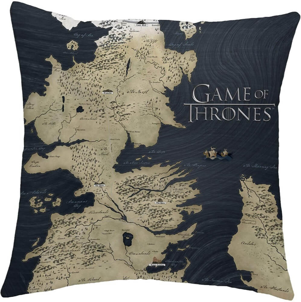 Game of Thrones Cushion Map of Westeros