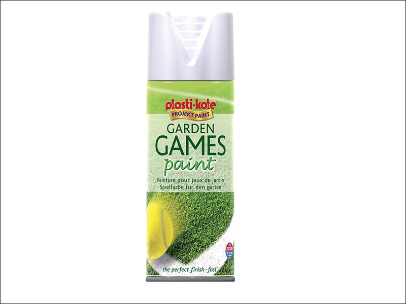 Garden Games Spray Paint White 400ml PKT4376