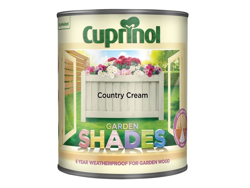Garden Shades Country Cream 1 litre CUPGSHCC1L