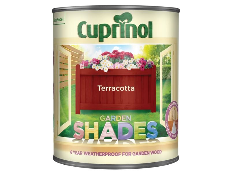 Garden Shades Terracotta 1 litre CUPGSTER1L