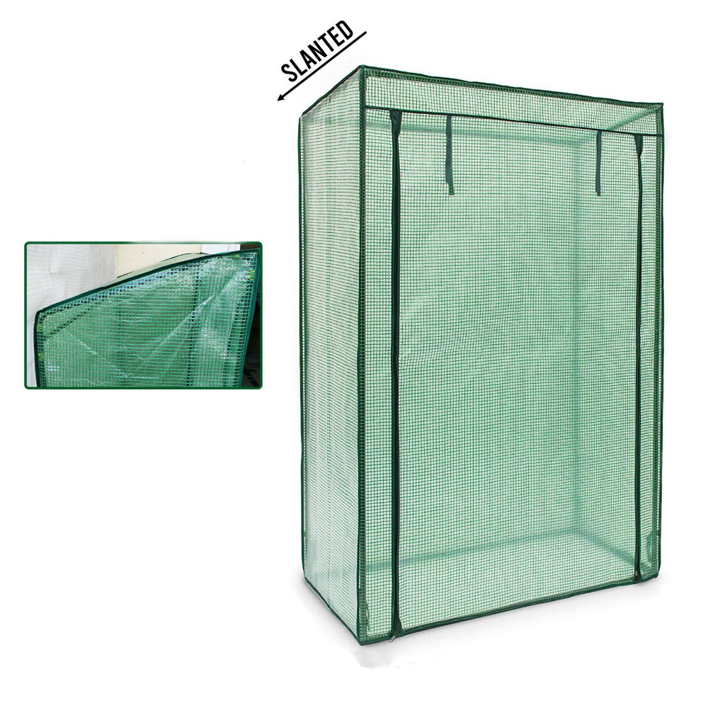 Garden Tomato Greenhouse Replacement Cover Reinforced Zip Up Access GroZone