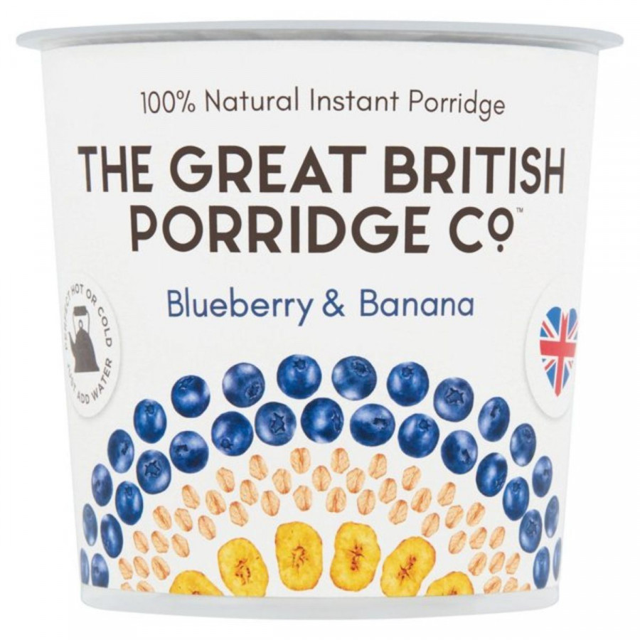 Gb Porridge  Blueberry & Banana Instant Porridge Pot - 60g x 8 - 703255