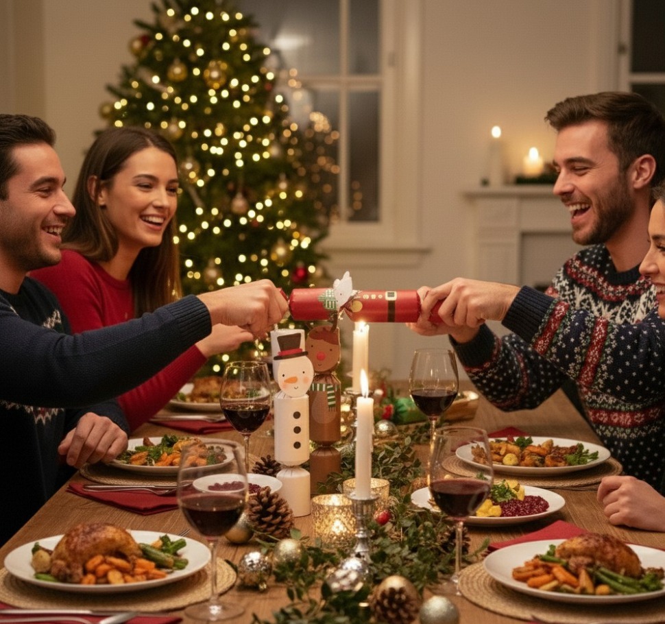 Pack of 6 DIY Christmas Cracker Set