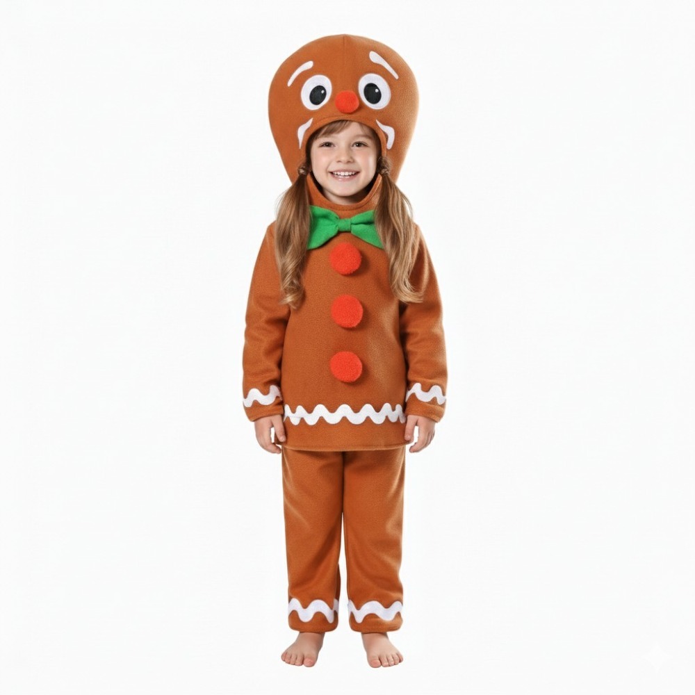 Click to view product details and reviews for Girls Gingerbread Man Costume Large.