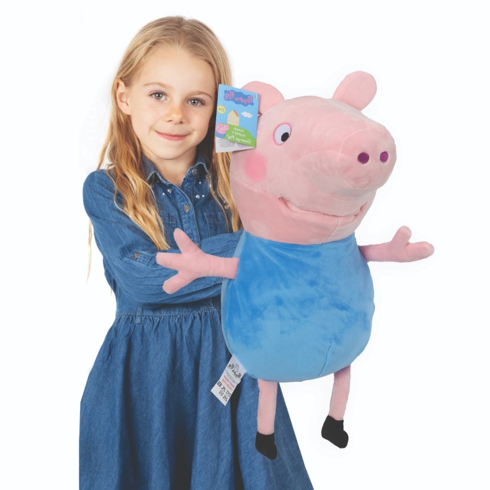 Large Plush Peppa Pig Family Hand Puppets
