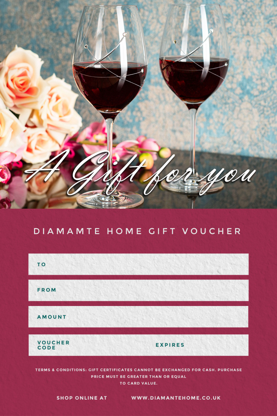 Gift Voucher - �50 - A Gift For You - Wine