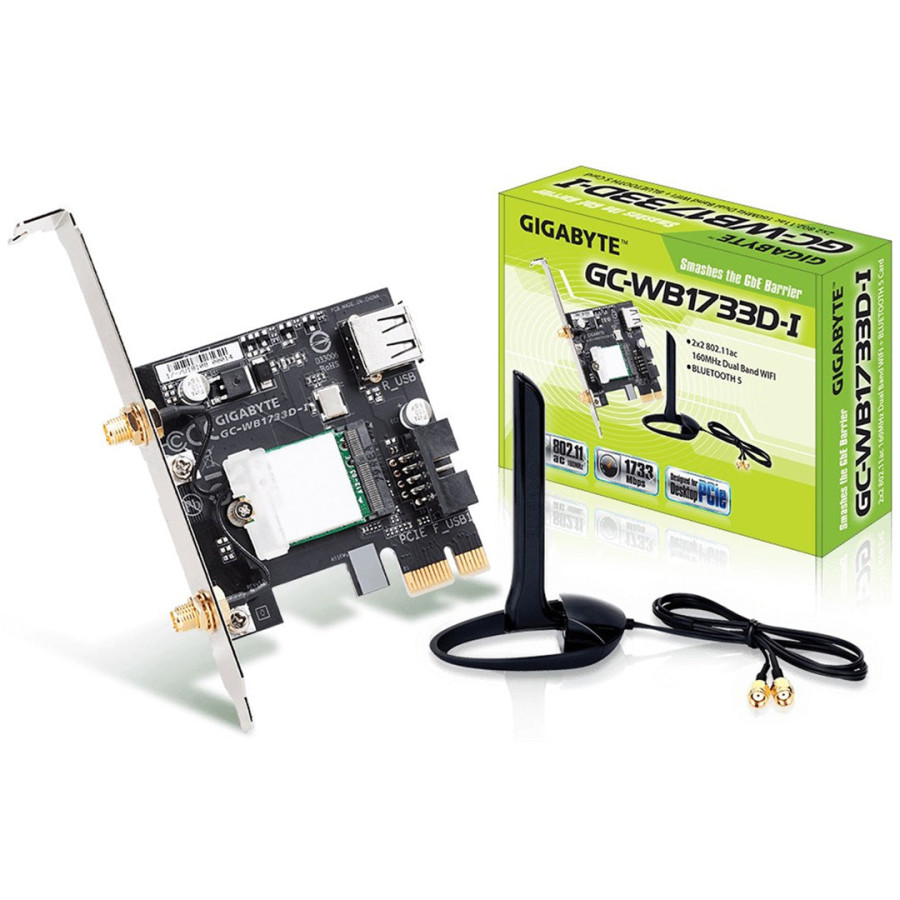 Click to view product details and reviews for Gigabyte Wireless Ac1750 Bluetooth 50 Dual Band Pci Express Wifi Card.