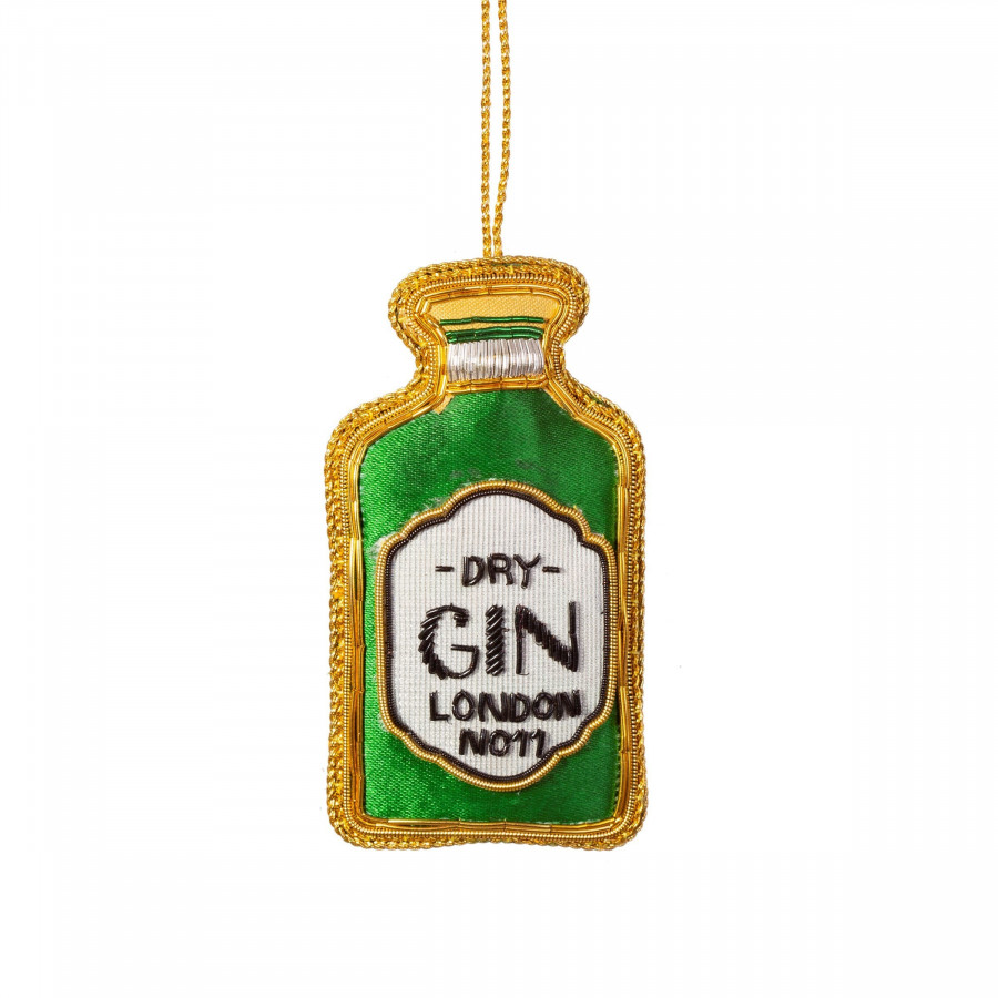 Click to view product details and reviews for Gin Bottle Zari Embroidery Decoration.