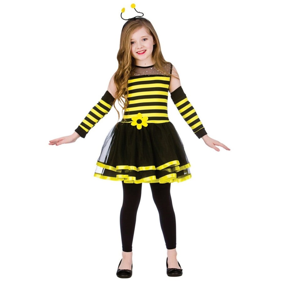 Click to view product details and reviews for Girls Bumblebee Animal Fancy Dress Halloween Costume L 8 10 Years.