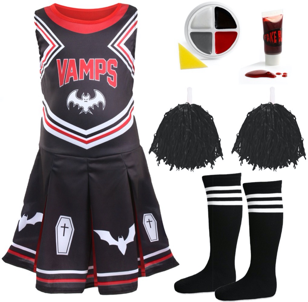 Girls Vampire Cheerleader Costume