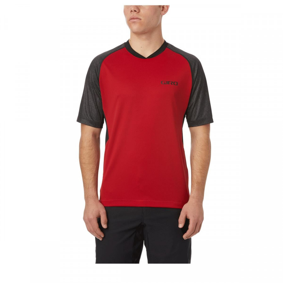 GIRO XAR SHORT SLEEVE MTB JERSEY 2020: BLACK RACELINE M GIA7114885