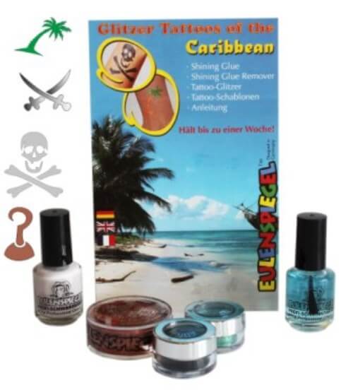 Glitter Tattoo Designer Sets - Caribbean