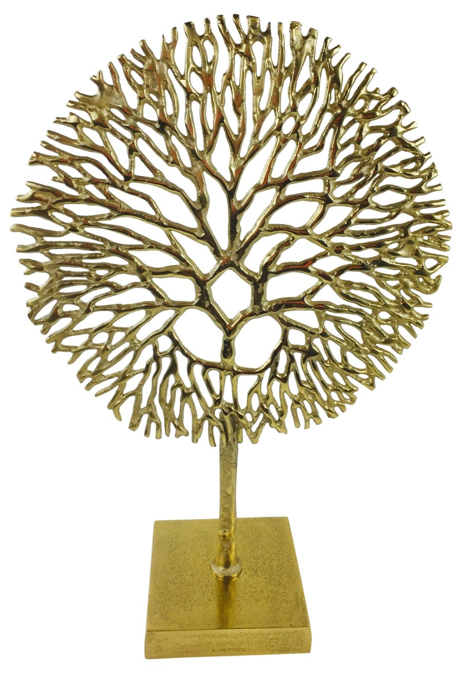Click to view product details and reviews for Gold Coral Sculpture For Home Decor Style.