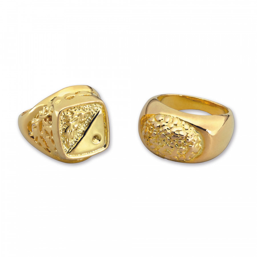 Gold Sovereign Style Ring