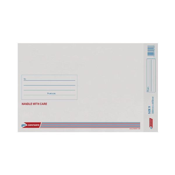 Click to view product details and reviews for Gosecure Bubble Env Size 9 Wht Pk20 Pb02130.