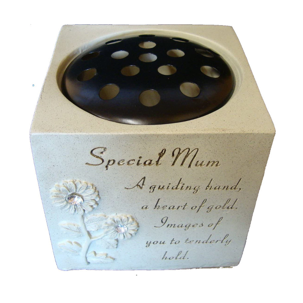 Click to view product details and reviews for Mum Rose Bowl Weatherproof Memorial Ornament.