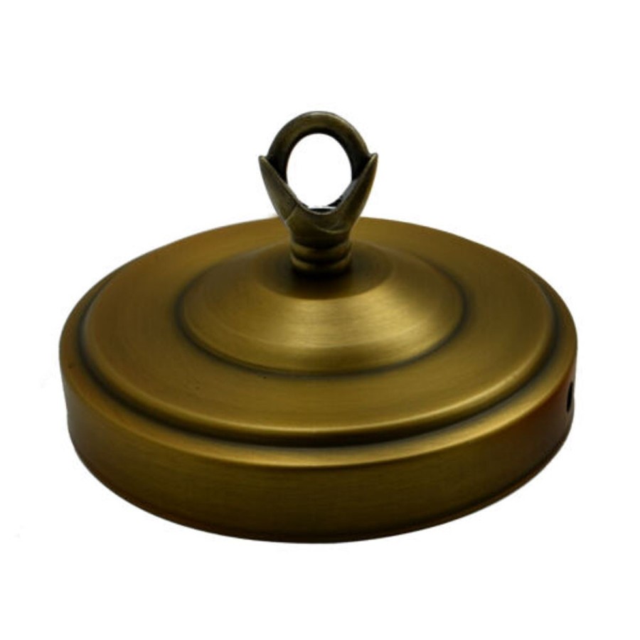 Click to view product details and reviews for Green Brass Color 108mm Diameter Ceiling Rose Hook Plate Chandelier Light Fitting2650.