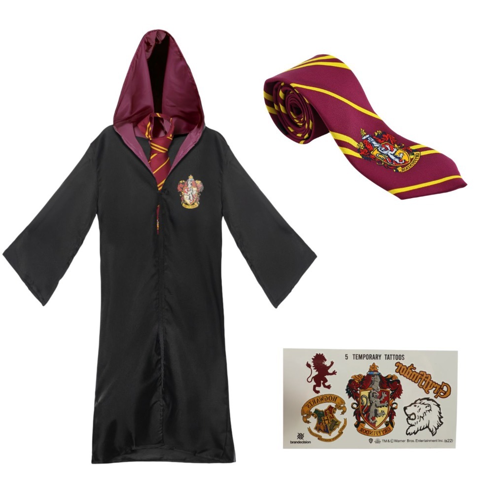 Click to view product details and reviews for Kids Harry Potter Costume Gryffindor Cloak Tie Tattoos.